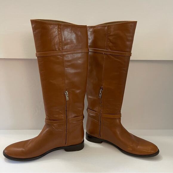 Vince Camuto VC Signature Cognac Tan Riding Boots - Picture 4 of 9